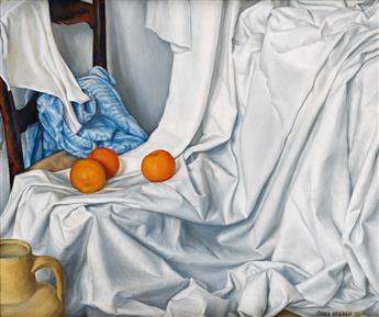 JARED FRENCH Still Life with Oranges.